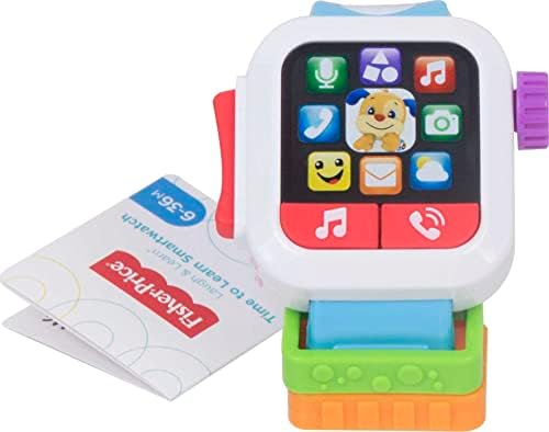 Fisher-Price Baby to Toddler Toy Laugh Learn aTime to Learn Smartwatch with Lights Music