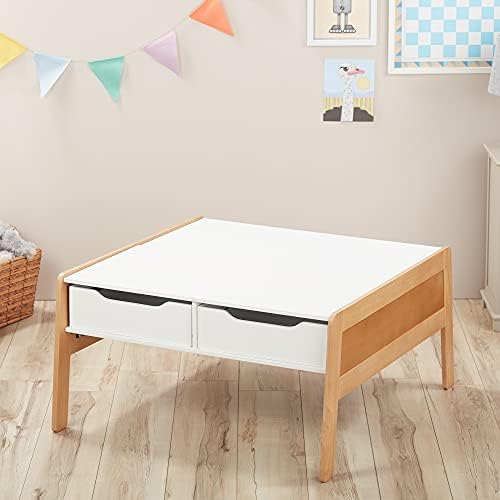 Melissa & Doug Melissa Doug Furniture Wooden Art Activity Table with Bins Wooden Activity