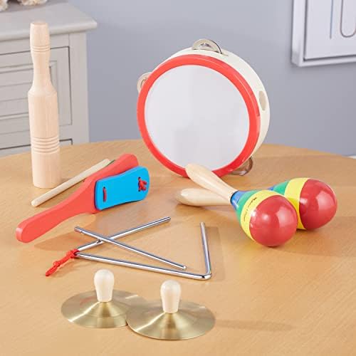 Melissa & Doug Melissa Doug Band-in-a-Box Clap Clang Tap - 10-Piece Musical Instrument
