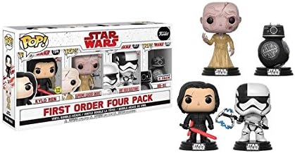 Funko Star Wars First Order Four Pack Vinyl Bobble-Heads Kylo Ren Supreme Leader Snoke