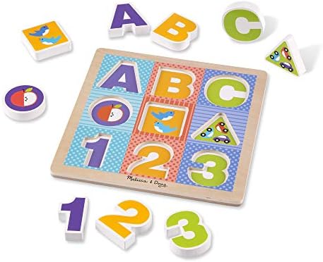 Melissa & Doug Melissa Doug ABC - 123 Chunky Puzzle