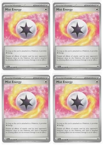 Pokemon Mist Energy 161162 Temporal Forces Pokemon Card Set x4 Playset