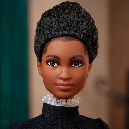 Barbie Inspiring Women Doll Ida B. Wells with Blue Dress Newspaper Accessory