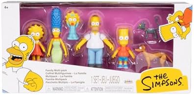 Disney The Simpsons Action Figures Family Multi-Pack 2.5 Scale Figures Includes Homer