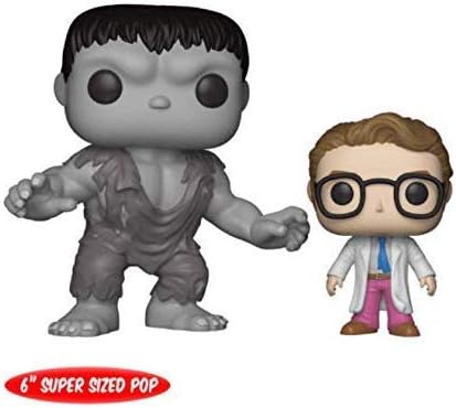 Funko POP Marvel 284 The Hulk and Bruce Banner 6 Collector Corps Vinyl Bobble-Heads Figure