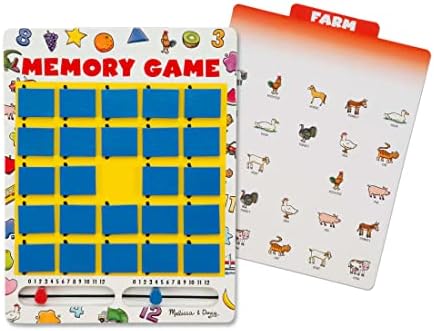Melissa & Doug Melissa Doug Travel Memory Game 1 Scratch Fun Mini-Pad Bundle 02090