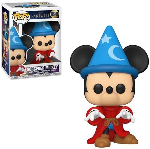 Funko Pop Disney Fantasia 80th Anniversary - Sorcerer Mickey Vinyl Figure Bundled with