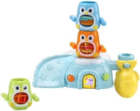 VTech Splash and Whirl Playtime Penguins Bath Toy for Toddlers