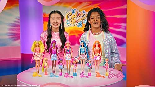 Barbie Color Reveal Doll Neon Tie-Dye Series 7 Surprises 1 Doll Styles May Vary