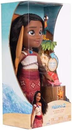 Disney Moana 2 My Singing Friend Moana Doll Heihei Figure Playset
