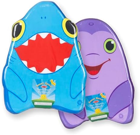 Melissa & Doug Melissa Doug Sunny Patch Dolphin and Shark Kickboards - Learn-to-Swim Pool