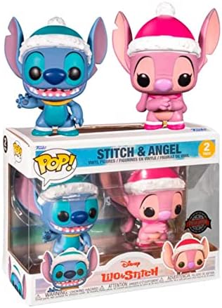 POP Funko Pop 2 Pack Stitch and Christmas Angel