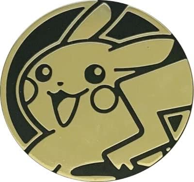 Pokemon The Pokemon Company International TCG Coin PIKACHU GOLD Large 52MM Diameter