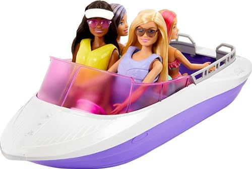 Barbie Mermaid Power Dolls Toy Boat Playset