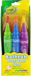 Crayola Taste Beauty Bathtub Bodywash Pens ' Bath per Pack 6 Adult Supervision Recommended