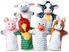 Melissa & Doug Melissa Doug Barn Buddies Hand Puppets Set of 6 Cow Sheep Horse Duck