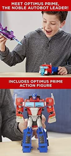 Transformers E3639 Cyberverse Action Attackers Ultra Class Optimus Prime Action Figure Toy