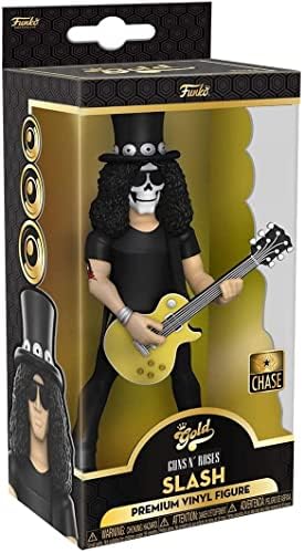 Funko GNR Guns N Roses Funko Gold 5 Inch Vinyl Figure Slash Chase