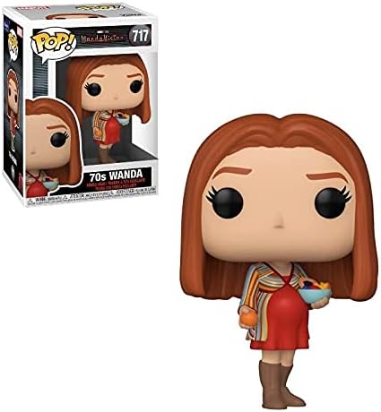 Funko Wanda 70's Pop 717 Pop TV Wanda Vision Vinyl Figure Bundled with EcoTek Protector