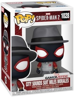 Funko POP Gamerverse - City Sounds Miles - Spider-Man 2 Video Game - Collectable Vinyl Figure
