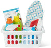 Melissa & Doug Melissa Doug Laundry Basket With Wooden Iron Ironing Board and 14 Pcs