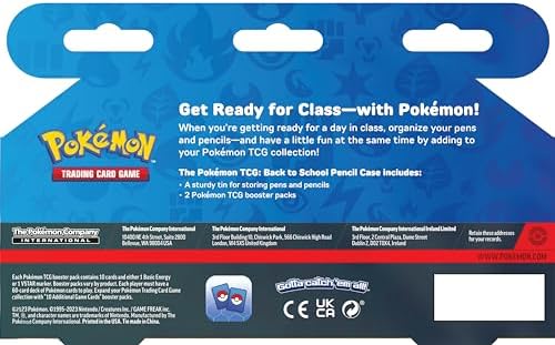 POKEMON TCG BACK TO SCHOOL 2023 PENCIL CASE