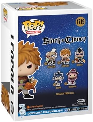 Funko POP Animation Black Clover - Leopold Vermillion - Collectable Vinyl Figure
