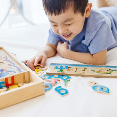 Melissa & Doug Melissa Doug See Spell Wooden Educational Language Learning Toy With Letters Puzzle