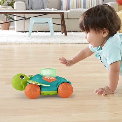 Fisher-Price Baby Toy Linkimals Sit-to-Crawl Sea Turtle for Ages 9 Months Compatible Only
