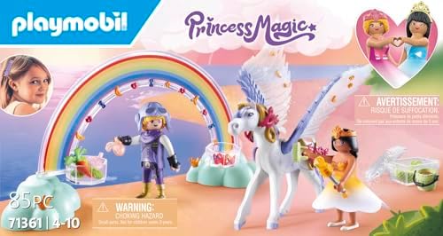 Playmobil Pegasus with Rainbow in The Clouds