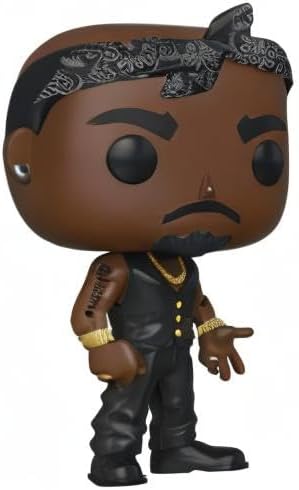 Funko Pop Rocks Tupac - Vest with Bandana - Collectable Vinyl Figure
