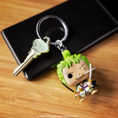 Funko POP Keychain One Piece - Roronoa Zoro Novelty Keyring - Collectable Mini Figure -