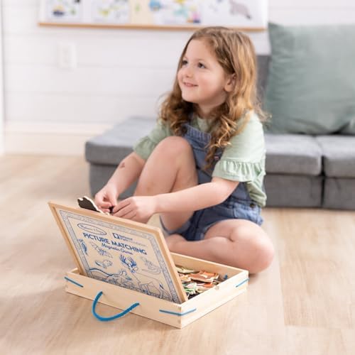 Melissa & Doug Melissa Doug National Parks Wooden Picture Matching Magnetic Game - FSC