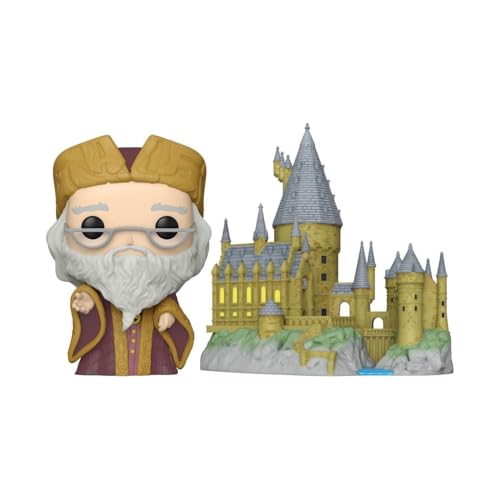 Funko Pop Town Harry Potter 20th Anniversary - Albus Dumbledore with Hogwarts - Collectable Vinyl Figure