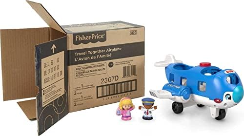 Fisher-Price Little People Musical Toddler Toy Travel Together Airplane with Lights