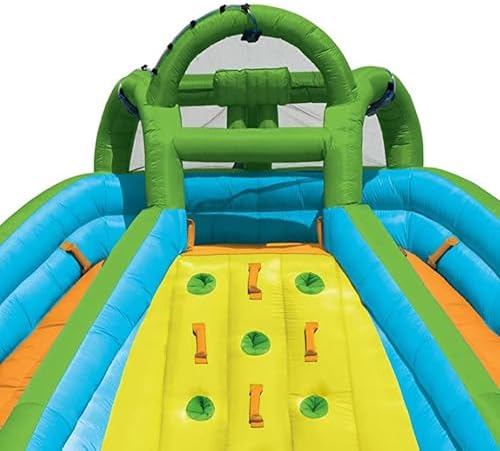 Little Tikes Rocky Mountain River Race Inflatable Slide Bouncer Multicolor 161.00''L x