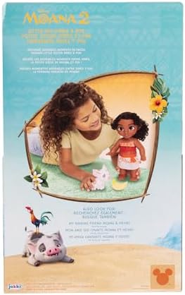 Disney Moana 2 Little Sis Simea Doll Pua Figure - Doll Playset