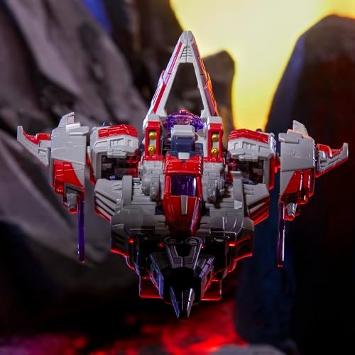 Transformers Legacy United Voyager Class Cybertron Universe Starscream 7-inch Converting