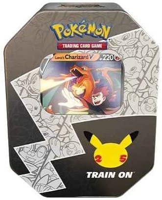 Pokemon Celebrations Tin Charizard 25th Anniv