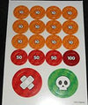 Pokemon Game Cardboard Damage Counter Set