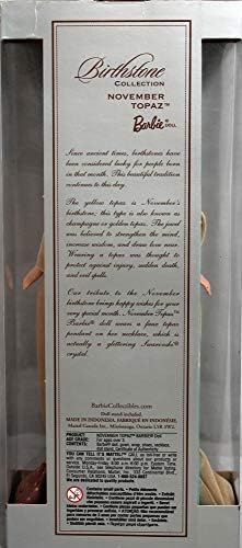 Barbie 2191 2002 Birthstone November Topaz Auburn Doll