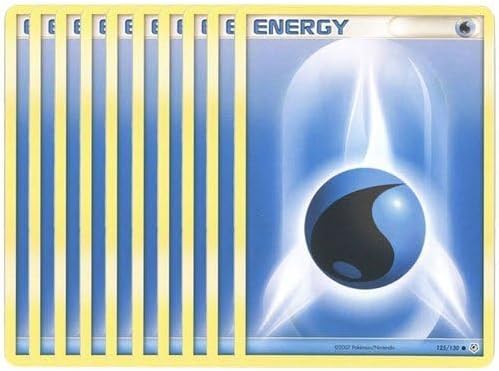 Pokemon Cards - Lot of 10 Water Energy Cards Blue