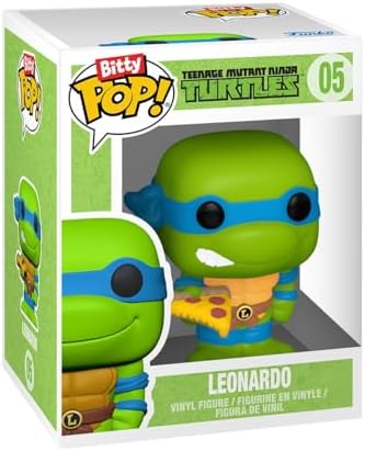 Funko Pop Bitty Ride Teenage Mutant Ninja Turtles - Leonardo with Van - TMNT RetroClassic - Collectable Vinyl Figure