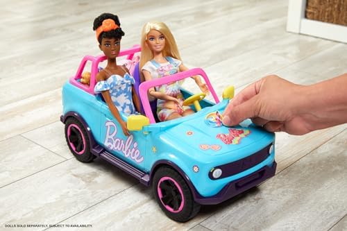 Barbie Hot Wheels RC SUV Remote-Control Pink Vehicle