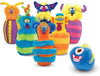 Melissa & Doug Melissa Doug Fuzzy Monster Bowling Pins and Ball With Mesh Storage Bag - 8 Pieces Toddler Plush