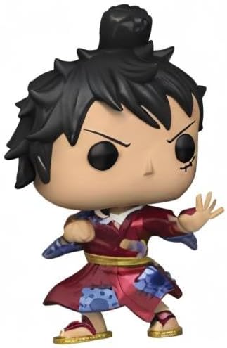 Funko One Piece Pop Animation Luffy Kimono Metallic Vinyl Figure Hot Topic MULTI NONE