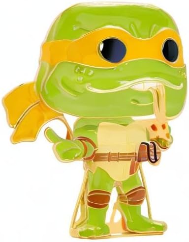 Funko Pop Enamel Pin Teenage Mutant Ninja Turtles - Michelangelo Glow in The Dark Enamel