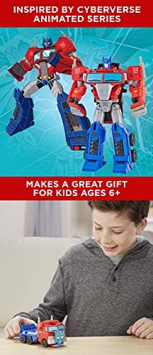 Transformers E3639 Cyberverse Action Attackers Ultra Class Optimus Prime Action Figure Toy