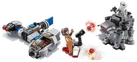 LEGO Star Wars The Last Jedi Ski Speeder vs. First Order Walker Microfighters 75195