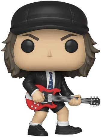 Funko Pop Rocks ACDC - Agnus Angus Young - 16 Odds for Rare Chase Variant - Styles May Vary - Collectable Vinyl Figure